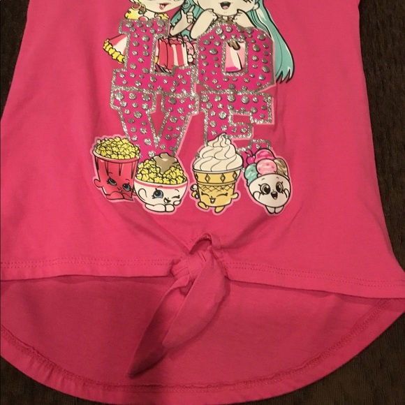 Girls Pink Shopkins Shirt - Picture 2 of 3